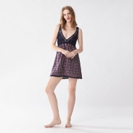 Picture of Checked Nightwear Dress