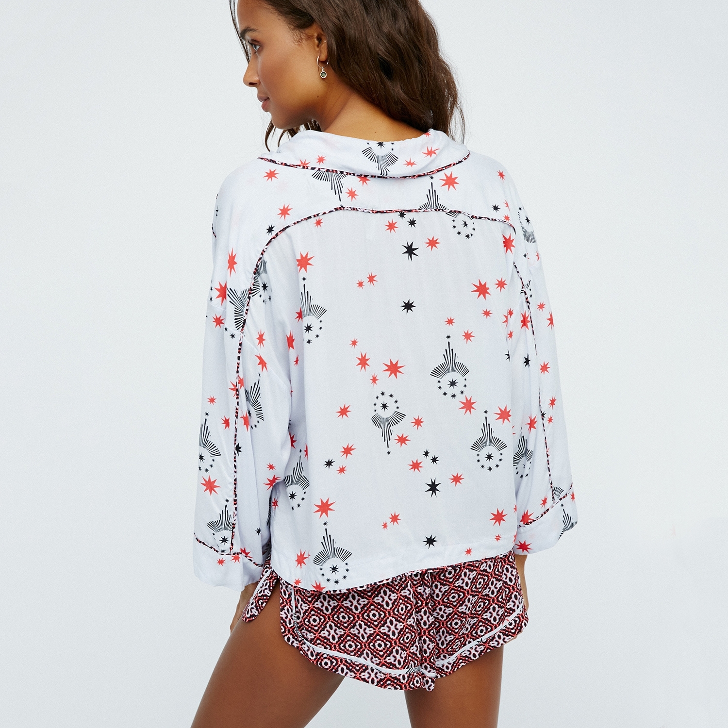 Nop Element Air Theme 2. Star Print Pyjama Set